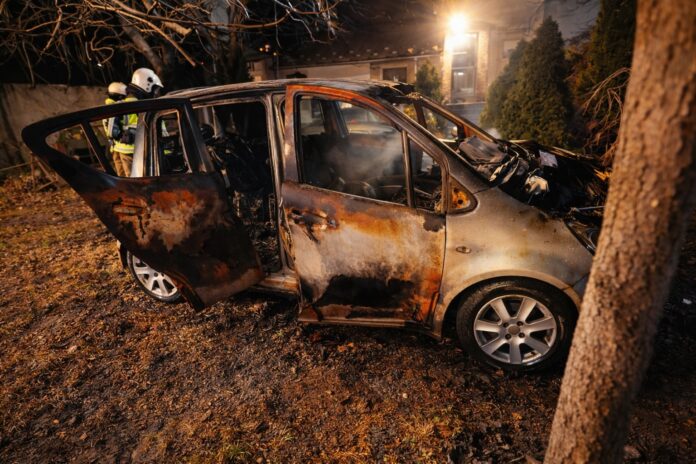 sadkowa góra pożar samochodu ofairy śmiertelne