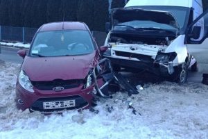 Czołowe zderzenie i dwie kobiety w szpitalu. 51-latek wjechał wprost na nie [ZDJĘCIA]