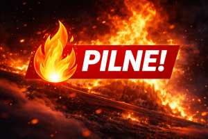 Pożar cysterny na autostradzie A4. Węzeł Łańcut zablokowany, wyznaczono objazdy