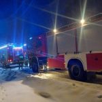 Pożar domu rodzinnego w Futorach. Pięć zastępów straży pożarnej w akcji