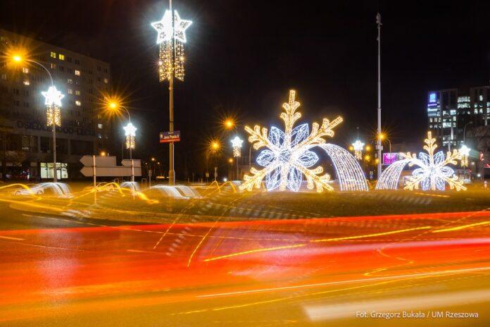 iluminacje świąteczne 2025, Rzeszów