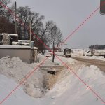 Śnieg w rowie to przepis na lokalne podtopienie. Nie tamujcie przepływu!