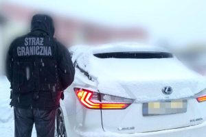Sukces pograniczników z Podkarpacia. Odzyskali luksusowego Lexusa i koparkę