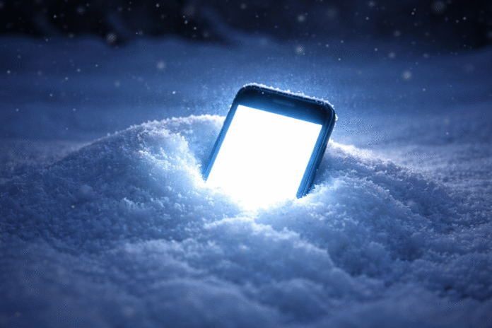 swiatlo-komorka śnieg komórka