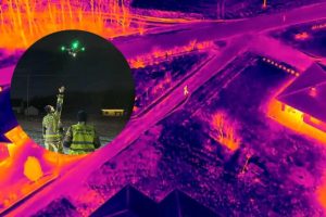 Zniknął po zmroku. Strażacy użyli nowoczesnego sprzętu [ZDJĘCIA]