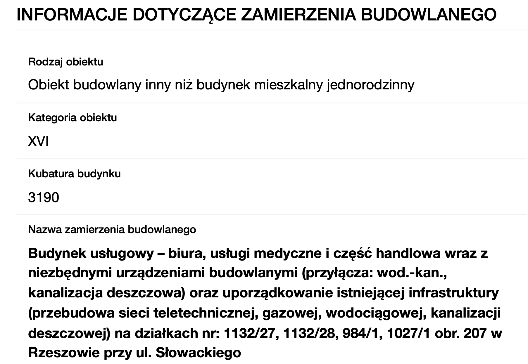 słowackiego rzeszów patodeweloperka