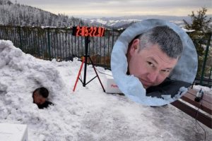 Dwa rekordy Guinnessa w ekstremalnym mrozie. Rzeszowianin zapisał się w historii [WIDEO, ZDJĘCIA]