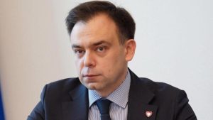 Minister finansów Andrzej Domański w Rzeszowie o programie SAFE. Apeluje do Nawrockiego