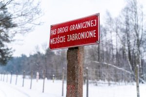 Agresywny 30-latek zatrzymany przy granicy. Groził funkcjonariuszom SG