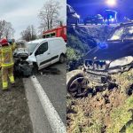 Dwa poważne wypadki w ciągu kilku godzin. Dramatyczne sceny w tej samej miejscowości [ZDJĘCIA]