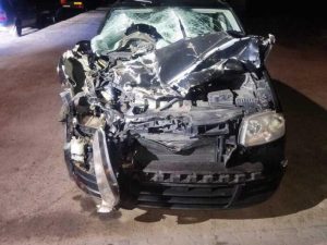 Volkswagenem w pług orny. Pijany kierowca o krok od tragedii