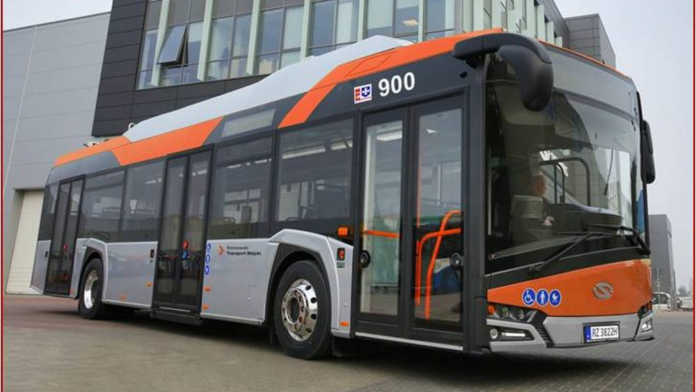 elektryczny autobus firmy Solaris