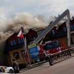 Pożar restauracji na Podkarpaciu. W środku było kilkadziesiąt osób