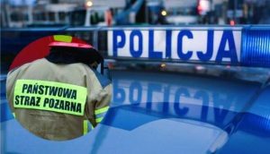 Pożar samochodu na obwodnicy Sanoka. Zablokowany pas ruchu