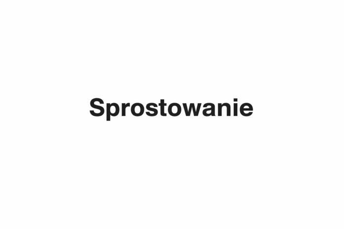 Sprostowanie