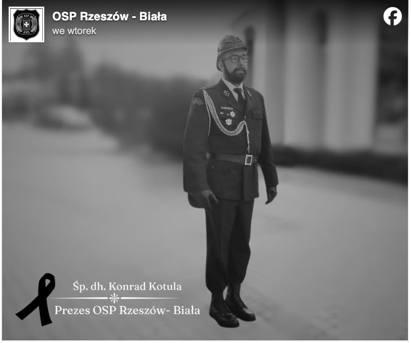 Konrad Kotula - pożegananie