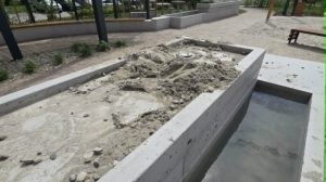 Zamiast wody – kilogramy piasku. Nowa fontanna na w Rzeszowie celem wandali