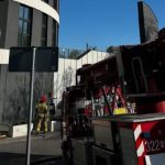 Pożar w apartamentowcu przy al. Armii Krajowej w Rzeszowie. Służby w akcji