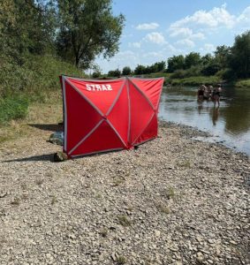 61-latek utonął w Sanie. Ratownicy przypominają, że rzeki bywają zdradliwe