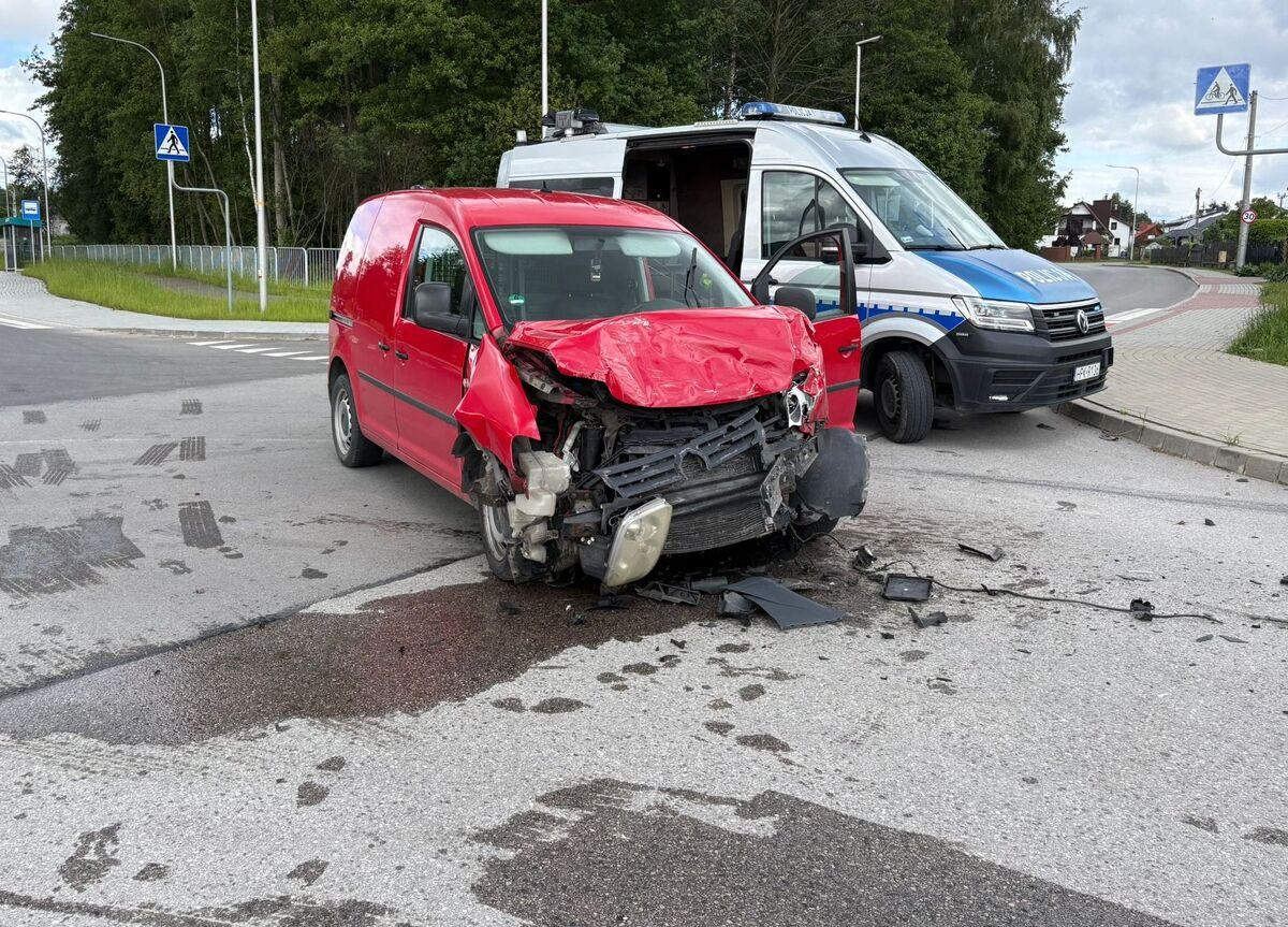 wypadek Jasionka dachowanie