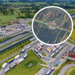 Kolizja na A4 pod Rzeszowem. Wywrócony bus całkowicie zablokował ruch w kierunku Krakowa