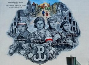 Nowy mural na SP nr 21 w Rzeszowie. Zakończenie rozbudowy przesunięte o miesiąc [ZDJĘCIA]