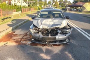 Kierowca BMW wjechał w auto, w którym było 2-letnie dziecko. Był pod wpływem narkotyków?