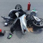Śmiertelny wypadek na DW 887. Motocyklista zginął po uderzeniu przez samochód [ZDJĘCIA]