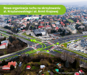 Ważne skrzyżowanie w Rzeszowie z nową organizacją ruchu. Zmiany od wtorkowego popołudnia