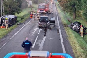 Makabryczny wypadek na DK73 na Podkarpaciu. Pięć osób wylądowało w szpitalu [ZDJĘCIA]