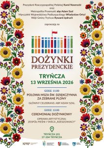 Prezydent RP odwiedzi Podkarpacie. Okazją będą dożynki