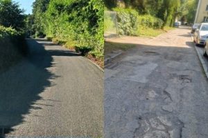 Rzeszów remontuje osiedlową ulicę na Słocinie. Mieszkańcy wymieniają następne w kolejce [ZDJĘCIA]