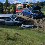 Zderzenie dwóch samochodów na DK84 na Podkarpaciu. Są ranni [ZDJĘCIA]