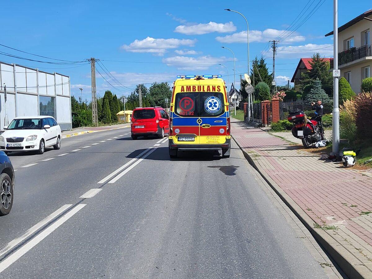 rzeszów wypadek motocykl