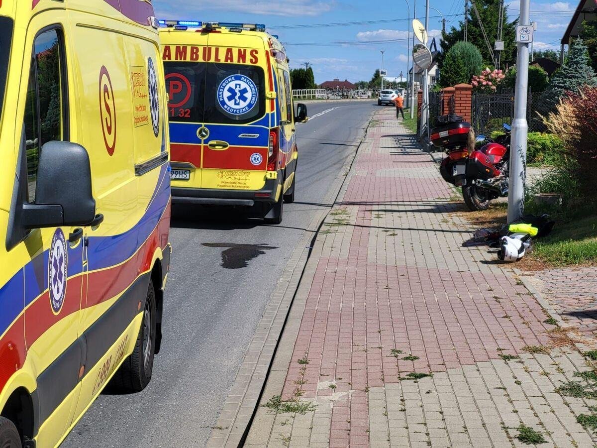 rzeszów wypadek motocykl