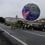 Chaos na DK28. Zderzenie z jeleniem, karambol pięciu aut: ranni i wielogodzinne opóźnienia [ZDJĘCIA]