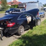Dwa wypadki i kolizja z udziałem czterech aut w Rzeszowie. Rowerzysta i motocyklistka w szpitalu