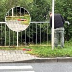 „Innowacje” po rzeszowsku? Za pieniądze publiczne malują rdzę na barierkach