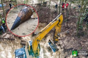 Niemiecka rakieta V-2 odkryta na Podkarpaciu. Sensacyjne znalezisko w lesie [ZDJĘCIA, WIDEO]