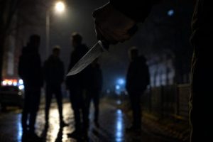 Nocny atak nożem na Podkarpaciu. 20-latek w szpitalu, jest zarzut usiłowania zabójstwa