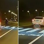 O włos od potrącenia na ulicy Krakowskiej w Rzeszowie! Nagranie Stop Cham [WIDEO]