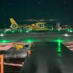 Pierwsza akcja na lądowisku przy Klinicznym Szpitalu Wojewódzkim w Rzeszowie kilka godzin po otwarciu [ZDJĘCIA]