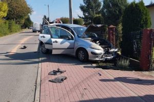 Wypadek Husów: 73-latek wjechał w Citroena | Rzeszów News