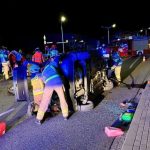 Groźnie wyglądająca kolizja. Osobówka dachowała na DK28 z powodu... zaśnięcia? Wypadek Krosno DK28: auto przewróciło się na bok | Rzeszów News