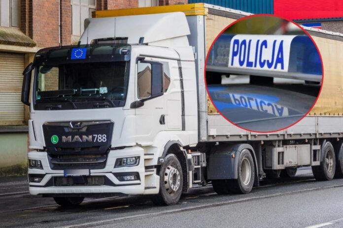 policja-ciezarowka
